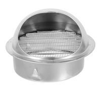 Générique Chapeau de Ventilation Murale Ronde en Acier Inoxydable 304 Diamètre 150 MM Couvercle d'Évacuation pour Hotte Cuisine et Salle de Bain Conçu pour l'Extérieur Adapté pour Trou