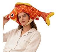 Générique Chapeau Déguisement Poisson, Casquette Animale Douce et Amusante Cadeau pour Fêtes, Casquette Et Couvre-Chef Pour La Fête Et Le Cosplay, Pour la Photographie Pâques Carnaval Club et Cosplay