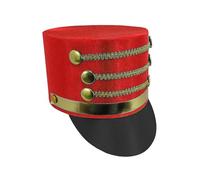 Générique Chapeau Fanfare - Polyester, Jusqu'à 58cm | Chapeau Soldat Jouet Casse-Noisette Adulte | Accessoire Majorette Pour Festival, Cosplay Et Spectacle Scénique