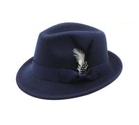 Générique Chapeau Fedora Trilby élégant, Chapeau Melon Panama Classique Unisexe, Casquette de Jazz, Casquette de Gangster, Bord Court, pour Voyage, Plage, fête en Plein air