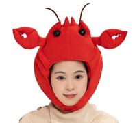 Générique Chapeau Homard,Accessoire Tête de Déguisement Animal - Chapeaux Costume Drôles,Pour Garçons Filles Anniversaire Spectacle Scénique Théâtre Costume Événement Cosplay