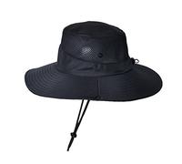 Générique Chapeau Homme Chapeau Homme Anti UV Bleu Canotier Hats De Paille Casquette Ete Noir Randonnée en Trekking Bob Peche Pluie Pliable Melon Moustiquaire Ventilateur Cowboy Camouflage Aventurier