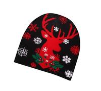 Générique Chapeau Noel,Femmes Automne Et Hiver NoëL DéContracté Tendance Hip Hop Chapeau Sports De Plein Air Tendance Rue Oreille Chapeau Tricoté Chapeau (One Size)