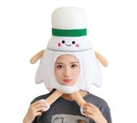 Générique Chapeau Plumeau à Volant pour Costume - Accessoire Tête Doux et Amusant Très Visible,Couvre-Chat Plush pour Déguisement - Pour Femme Anniversaire Théâtre Scène Fête Activité Scolaire