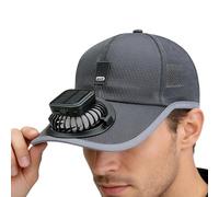 Générique Chapeau Solaire à Ventilateur - Rechargeable USB à Ventilation,Large Bord, Chapeau Ventilateur Solaire | Pour, Plein Air, Plage, Été, Camping, Pêche, Randonnée, Golf, Travail