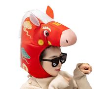 Générique Chapeau Tête De Cheval | Collection Déguisement Nouvelle Saison,Fournitures De Fête Du Nouvel An Chinois - Pour Les Occasions Festives, Anniversaires, Célébrations, Carnaval Et