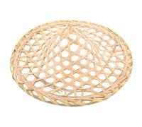 Générique Chapeau Tissé en Bambou Léger et Confortable Style Chinois Rustique pour Performance sur Scène et Carnaval Accessoire Compact Khaki