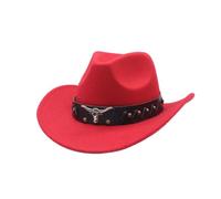 Générique Chapeaux Cowboy Style Western pour Hommes,Chapeaux Fedora à Large Bord pour Femme,Costume de Cowgirl,Chapeau Western,Chapeaux de Soleil Chapeau d'équitation