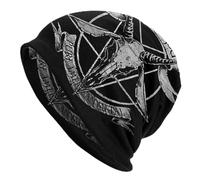 Générique Chapeaux d’Hiver Unisexes Chapeau Halloween Chapeau Noir métal extérieur Bonnets Agneau de Dieu crânes Bonnets Chapeau Hipster Casquettes Hommes Femmes Cache-Oreilles Cadeaux en Plein air