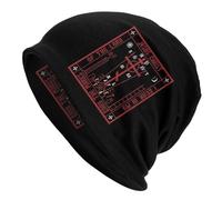Générique Chapeaux d’Hiver Unisexes Chapeau Halloween Chapeau personnalisé Christian Jésus Calvaire Croix Bonnet Chapeaux Cool Tricot Hat pour Femmes Hommes Hiver Chaud Skullies Bonnets Caps Cadeaux