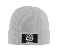 Générique Chapeaux d’Hiver Unisexes Chapeau Halloween Victory Or Valhalla Chapeaux Automne Hiver Bonnet Chaud Odin Norse Dieu Ragnar Lothbrok Caps Femelle Mâle Tricoté Caps Cadeaux en Plein air