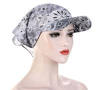 Générique Chapeaux de Chimio pour Femme Bonnet Turban Bandeau Foulard plissé Mode Musulmane Priere Musulmanes Bonnets Moyens Chimiothérapie