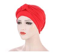 Générique Chapeaux de Chimio pour Femme Coton Stretch Bonnet Nuit Bandeaux Extensible Sleeping Hair Hijab Headwear Confortable Tissu Bonnets Moyens Chimiothérapie