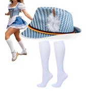 Générique Chapeaux de costume | Lot de chapeaux amusants en non-tissé | Chapeaux allemands originaux pour déguisement cosplay,pour femmes, hommes, ados, festivals, fêtes, spectacles, danse, cosplay,