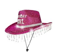 Générique Chapeaux De Cowboy Pour Femmes - Chapeau De Fête Pour Femme Adulte | Décorations Strass Respirant Voyage Fête Cadeau