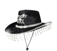 Générique Chapeaux De Cowboy Pour Femmes | Chapeau De Fête Pour Femme Adulte - Décorations Strass Respirant Voyage Fête Cadeau