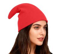 Générique Chapeaux de Nains Bonnet de Nain pour Adulte Chapeaux Gnomes Chapeau Lutin Gnome Hat Bonnet Nain Costume Chapeau Noël Ornements Noël Adultes Taille Unique (#Red, One Size)