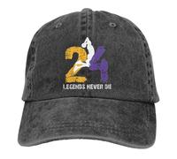 Générique Chapeaux de Père Noël Unisexes Casquettes de Baseball Couleurs Casquettes Hommes Cadeau de Mode pour Femmes Snapback Snapback Respirant Unisexe 24 Legends Never Die Caps Cadeau de Mode