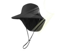 Générique Chapeaux de Soleil pour Homme - Large Bord Ajustable, Respirant, avec Cache-Nuque - Modèle Seau | pour Randonnée, Pêche, Plage, Voyage, Vélo, Course à Pied