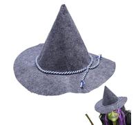 Générique Chapeaux De Sorcière Pour Halloween, Chapeaux Paysan Sorcière en Feutre pour Oktoberfest, Accessoire de Costume pour Adulte Fête Déguisée