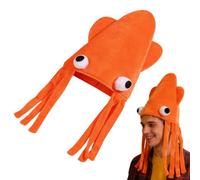 Générique Chapeaux Loufoques pour,Chapeaux de Déguisement Calmar Respirants Drôles - Accessoire de costume fou | pour Séances Photo, Scènes, Halloween, Noël, Anniversaire,