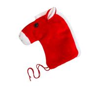 Générique Chapeaux Pour Cheval - Couverture De Tête Avec Capuche Chaude | Accessoire Tête Cheval Amusant,Pour La Fête Du Nouvel An Chinois 2026 Accessoires Photo Et Masquerade