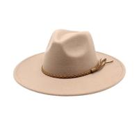 Générique Chapeaux Western Femme Chapeau Homme Western Mariage Cubain Pliable Femme Paille Mexicain Cowgirl Anniversaire Accessoires Deguisement Cowboy Adulte Marron