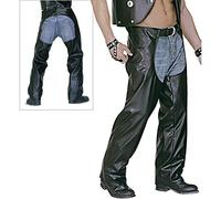 Générique Chaps noires en simili cuir de taille m