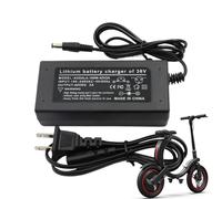 Générique Chargeur de Batterie Quick Charge 42V2A - Chargeur d'alimentation pour Scooter | Équipement de Recharge de véhicules à économie d'énergie pour Scooters et vélos électriques
