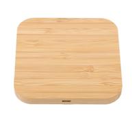 Générique Chargeur de Téléphone sans Fil Portable 10w Rapide en Fibre de Bois pour Téléphone Compatible Recharge à Induction Usage Intérieur et Extérieur