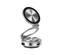 Générique Chargeur sans Fil Double Face for téléphone, Support magnétique à Absorption sous Vide, Pliable Ventouse électrique(15W Charger Silver)