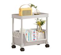 Générique Chariot à Dossiers Roulant Chariot Utilitaire à Roues pour Sol | Support Roulant De Rangement Pour Bureau pour Intérieur Maison Bureau École Cuisine Livres Cosmétiques Salle d'Étude