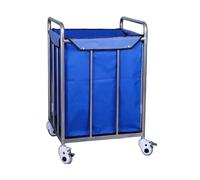 Générique Chariot à Linge Robuste à roulettes verrouillables, Panier de Rangement et trieur de vêtements Durable, Panier à Linge Mobile pour Une Organisation Facile (60 x 60 x 90 cm)