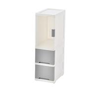 Générique Chariot de Rangement étroit à roulettes avec tiroirs - Organiseur de Salle de Bain et de Salon sur roulettes, Support de Rangement Peu encombrant pour buanderie, Meuble latéral