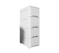 Générique Chariot De Rangement Fin en Plastique,Chariot Roulant for Organisateur D'épices À 3/4/5 Niveaux,étagère De Rangement avec Tiroir Coulissant,Entre La Laveuse(25x38x68cm)