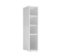 Générique Chariot De Rangement Mince À 2-7 Niveaux,Chariot Organisateur De Salle De Bain avec roulettes Invisibles,étagère Rangement avec Tiroirs,for Les Endroits Étroits(Width 20cm,4 Tiers)