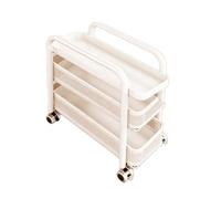 Générique Chariot De Rangement Mince À 3/4/5 Niveaux,étagère De Rangement avec Tiroirs, Organisateur De Salle De Bains, Chariot Roulant for Le Linge, Les Endroits Étroits(Color 1,3 tiers-21x40x69cm)