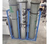 Générique Chariot de Rangement pour Bouteilles de gaz en Acier, Support de Sol pour Bouteilles d'oxygène, Support de Fixation au Sol pour Bouteilles de gaz de 8/10 L, Sup