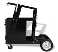 Générique Chariot de soudage avec 4 tiroirs Noir,Quincaillerie,Accessoires de quincaillerie,Organisation & Rangement d'outils,Armoires à Outils,Noir,18.5kg,142363