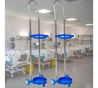 Générique Chariot Porte-Bouteille d'oxygène Portable à 2 Roues, Support de Sol Robuste pour Un Rangement sécurisé, idéal pour Un Usage médical, Domestique et Industriel - Solution de Transport Facile