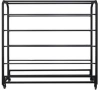 Générique Chariot Porte-Rouleaux de Vinyle Mobile - Capacité de 8 Rouleaux, Support de Rangement de Tissu réglable sur roulettes, Organisateur de Textile Facile d'accès pour Usage Commercial, Parfait