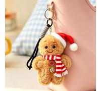 Générique Charme De Keychain De Noël | Charme Mignon De Keychain En Peluche | Charme De Sac | Keychain Arbre De Noël Pendentif Pour Fête, Bureau, Maison, École, Appartement