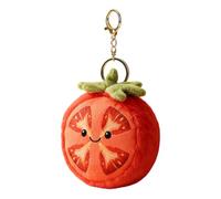 Générique Charme De Sac À Main Tomate - Pendentif Sac À Dos en Peluche - Accessoire De Clés De Voiture - pour Adolescents Adultes Étudiants Enseignants Voyageurs Valises Portefeuilles Amateurs De