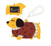 Générique Charme Sac Teckel | Porte-Carte Mignon en Simili Cuir Portable | Porte-Monnaie Teckel | pour École Réunion Maison Salle De Classe Travail Étude Voyage Attente Bureaux Fêtes Noël
