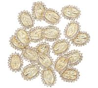 Générique Charms pour Ongles en Alliage Or 30 Pièces, Nail Art 3d Compact et Difficile à Décolorer, Décoration pour Fêtes et Occasions Variées