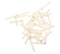 Générique Charnières à Goupille et Restauration de Modèles Réduits Lot de 20 en Plastique Blanc Adaptées aux Précis pour Maquette d'avion Rc