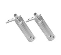 Générique Charnières Automatiques de Porte de Réfrigérateur en Acier Inoxydable 2 Pièces Accessoire de Remplacement pour Charnière de Congélateur Réparation Domestique Étanchéité Efficace