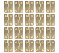 Générique Charnières pour Petites Boîtes en Fer 1,2 Pouce, Lot de 20 Mini Charnières Anciennes Vis, pour Bricolage et Boîtes en Bois