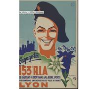 Générique CHASSEURS ALPINS 153IÈME R.I.A. Affiche Poster Reproduction - Format 50X70 cm sur Papier Luxe 300 GR. Qualité supérieure. Tous formats possibles. Nous Contacter.