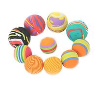 générique Chat Multicolore Balle Auto-Salut Jouet Balle Balle en Mousse Jouet pour Animaux de Compagnie Taille aléatoire interactif Chien Balle Chien Chat Jouet Chiots Jouet à mâcherDesign Pratique